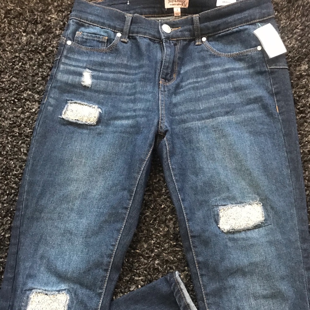 New Juicy Couture embellished jeans